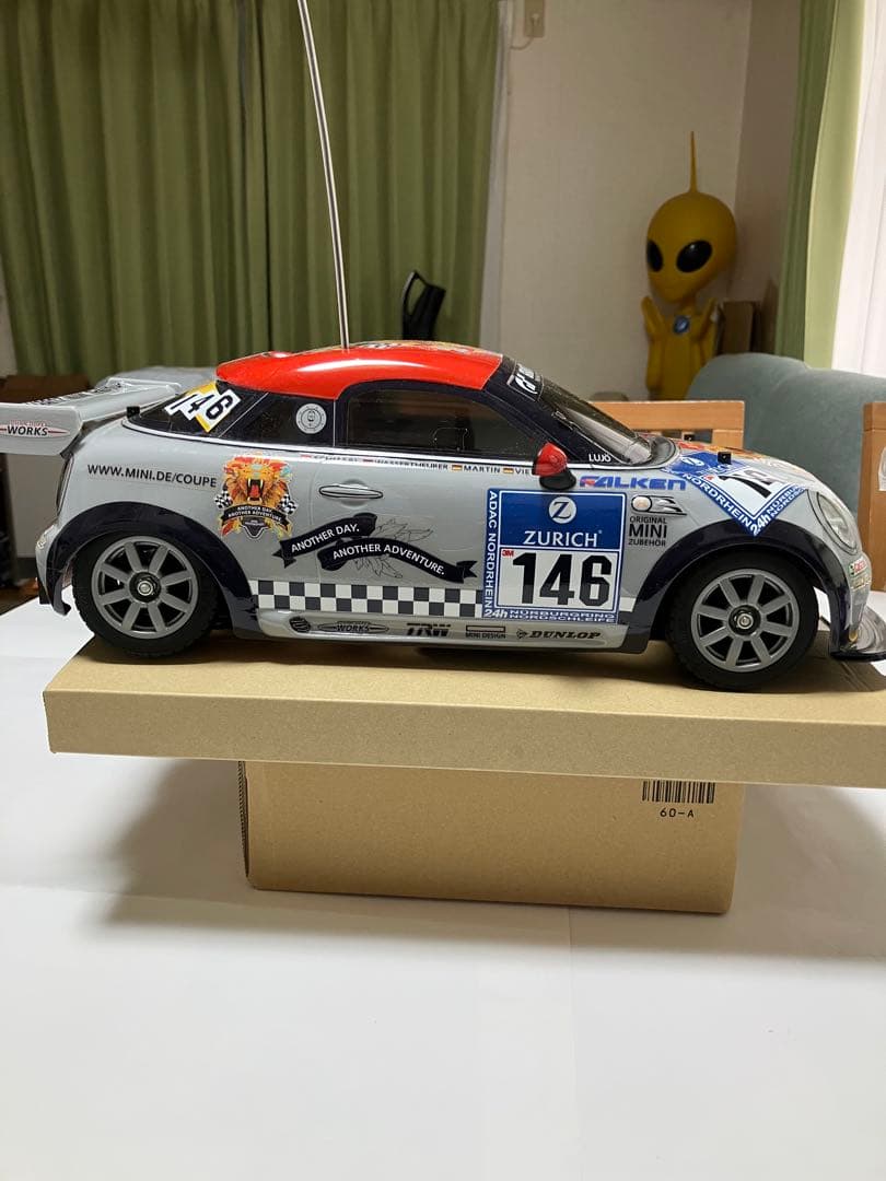 タミヤ1/10電動RC完成セットXBミニJCWクーペ