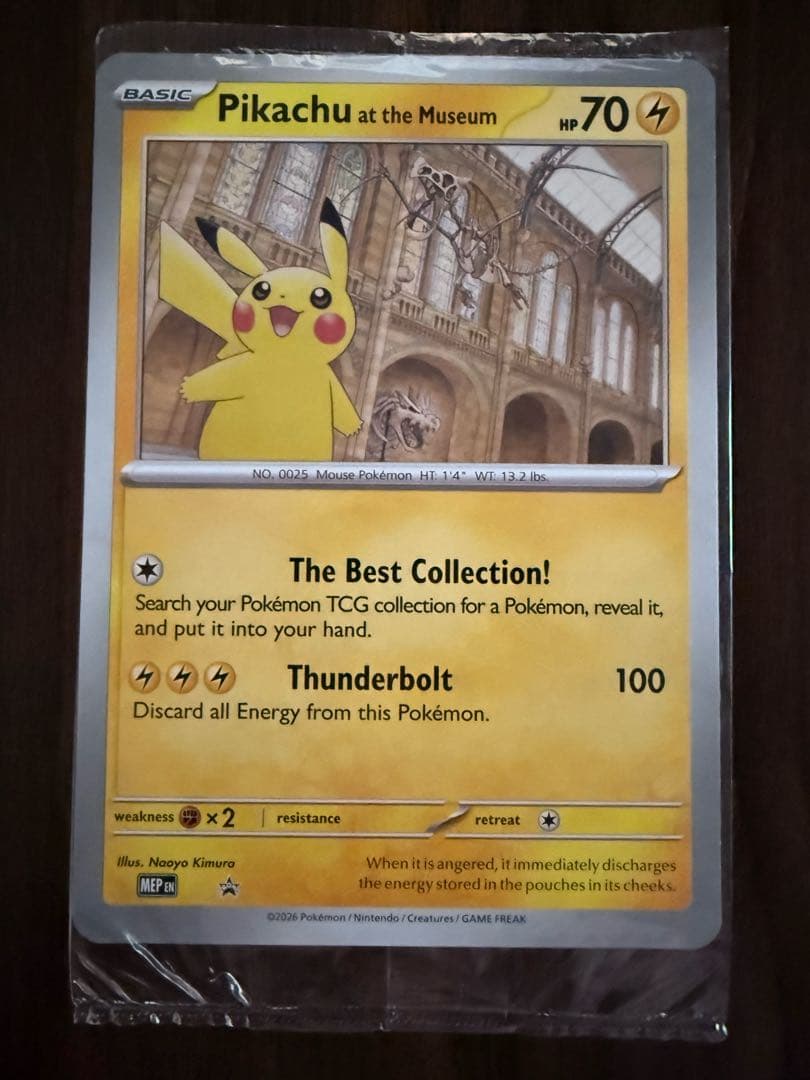 2枚セット！Pikachu at the Museum ピカチュウ ロンドン