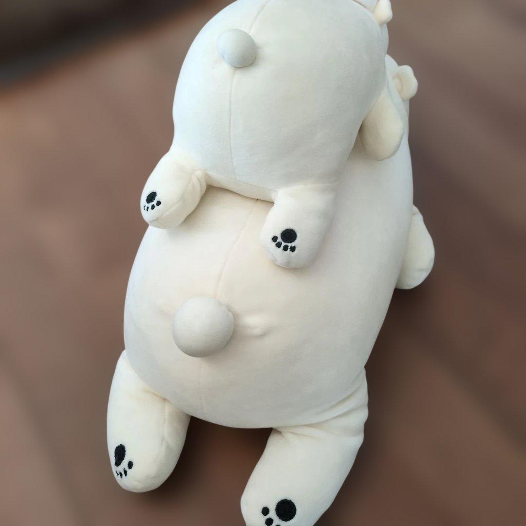 親子 しろくまぬいぐるみ 抱き枕 りぶはあと プレミアムねむねむアニマルズ