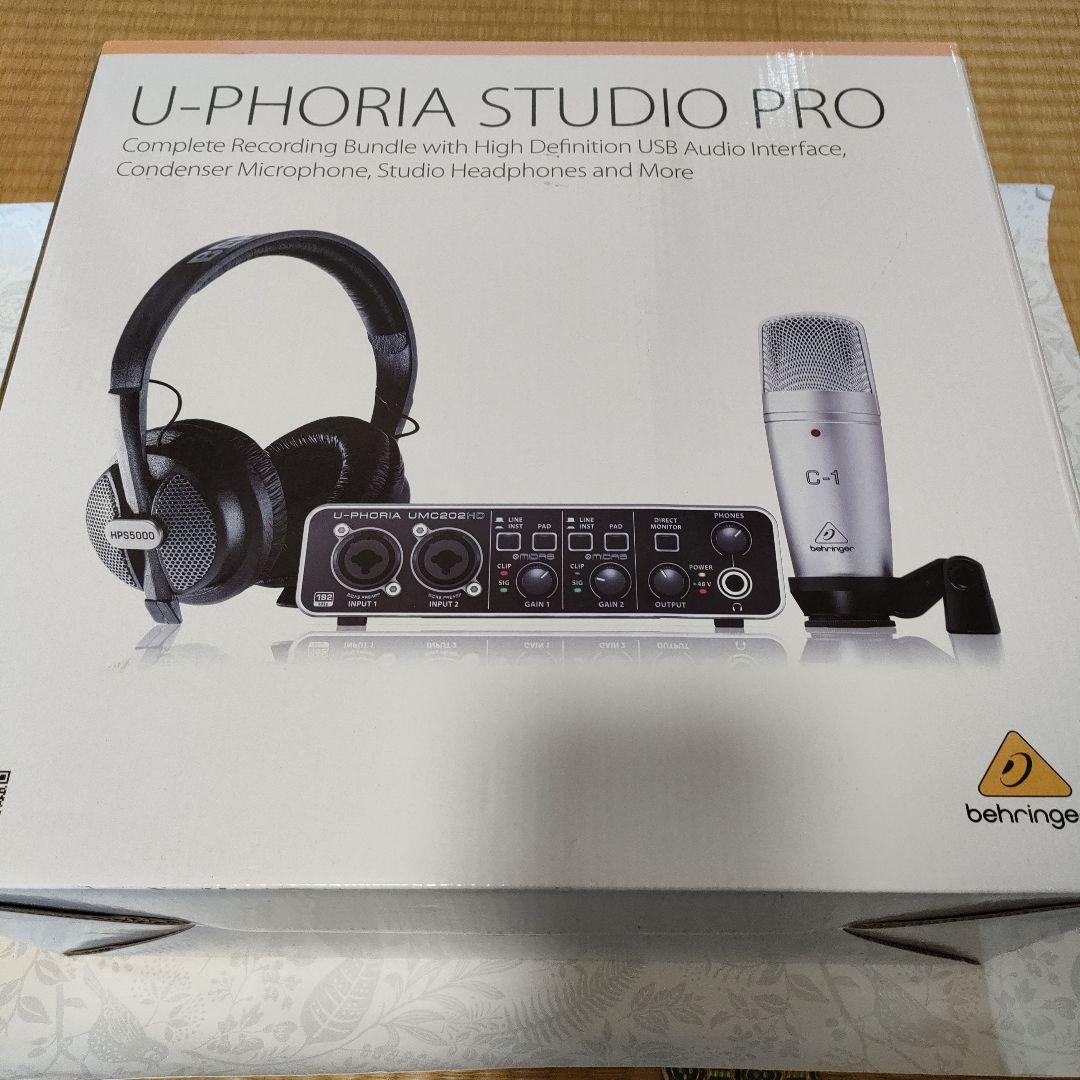 【動作確認済み】U-PHORIA STUDIO PRO UMC202HD セット