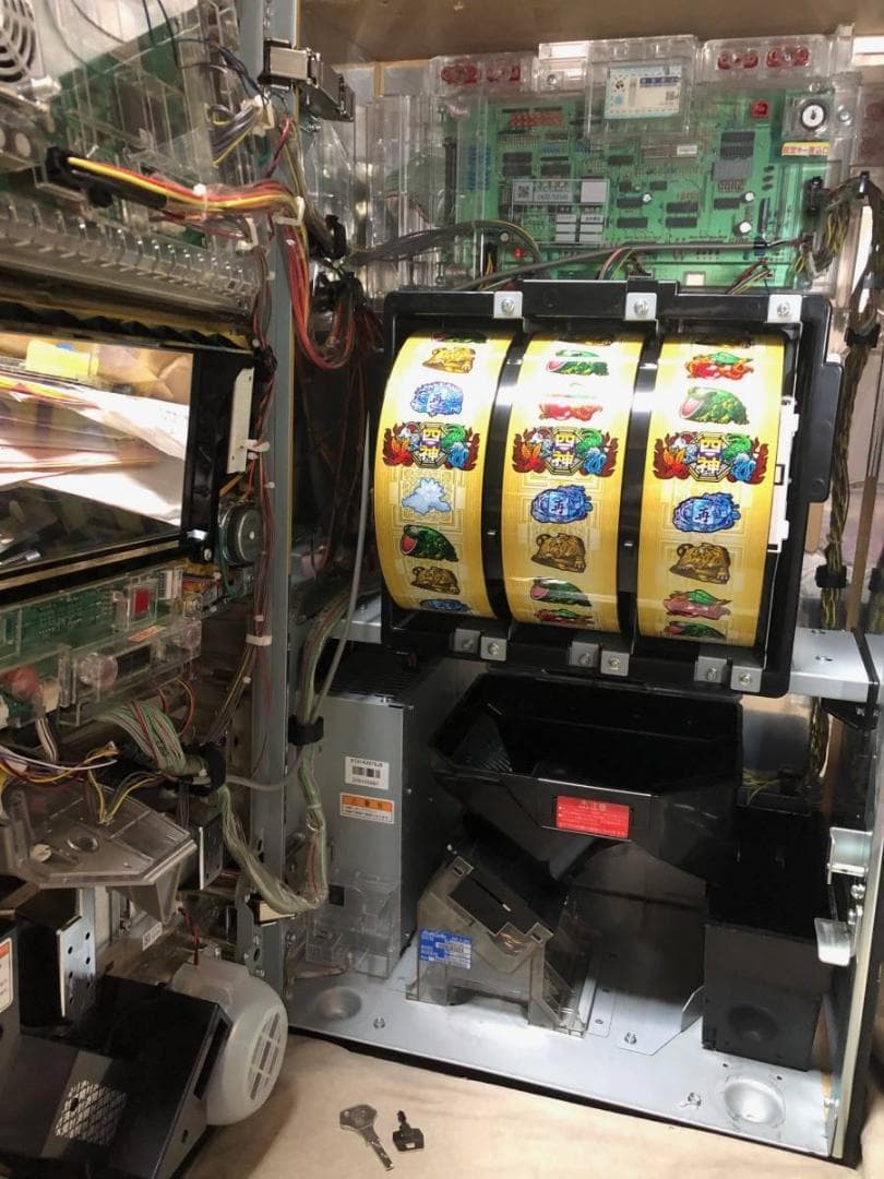 【パチスロ実機】コナミアミューズメント★麻雀格闘倶楽部 真【不要機付】