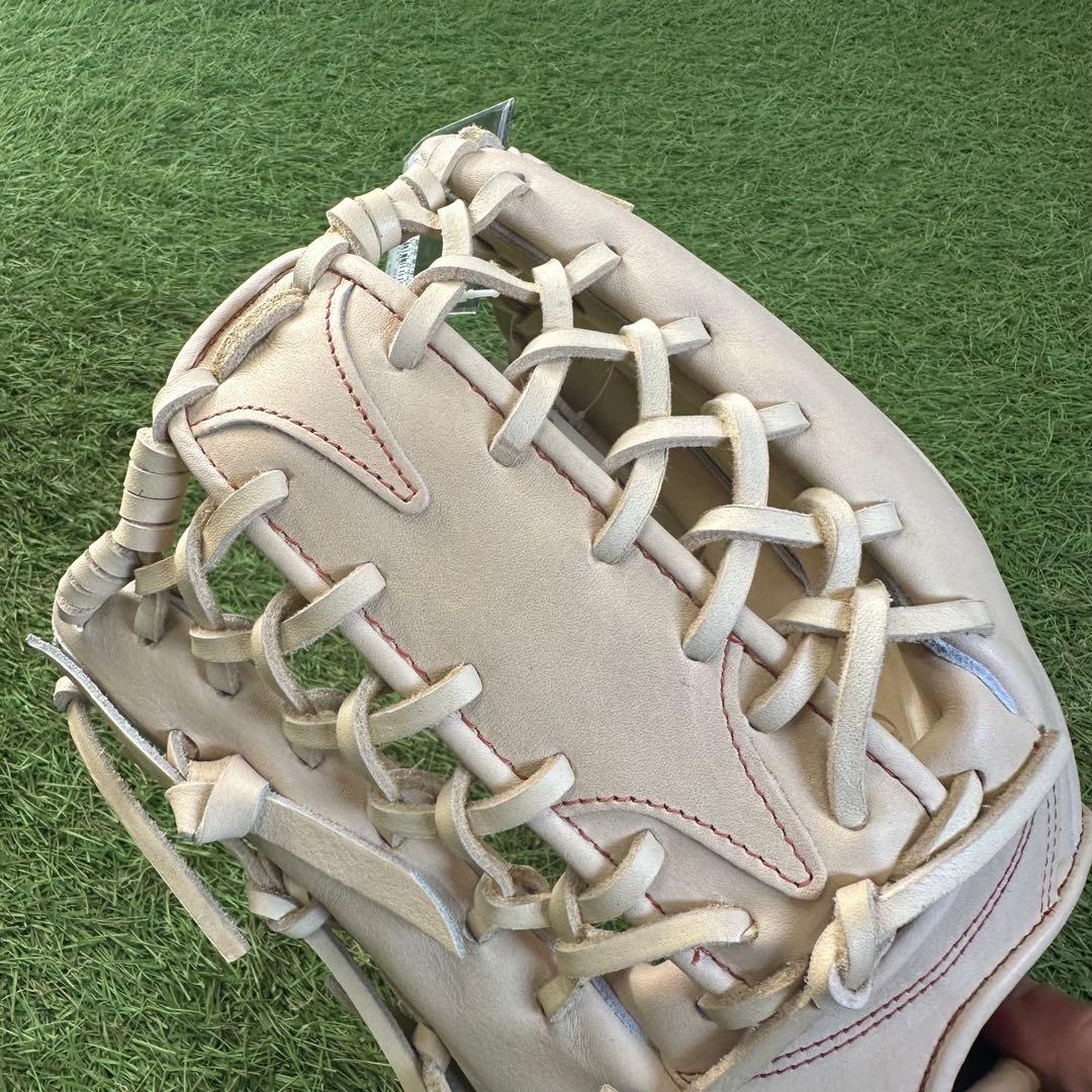 ミズノプロ 硬式 外野手 1AJGH28207 ブロンド 左投げ