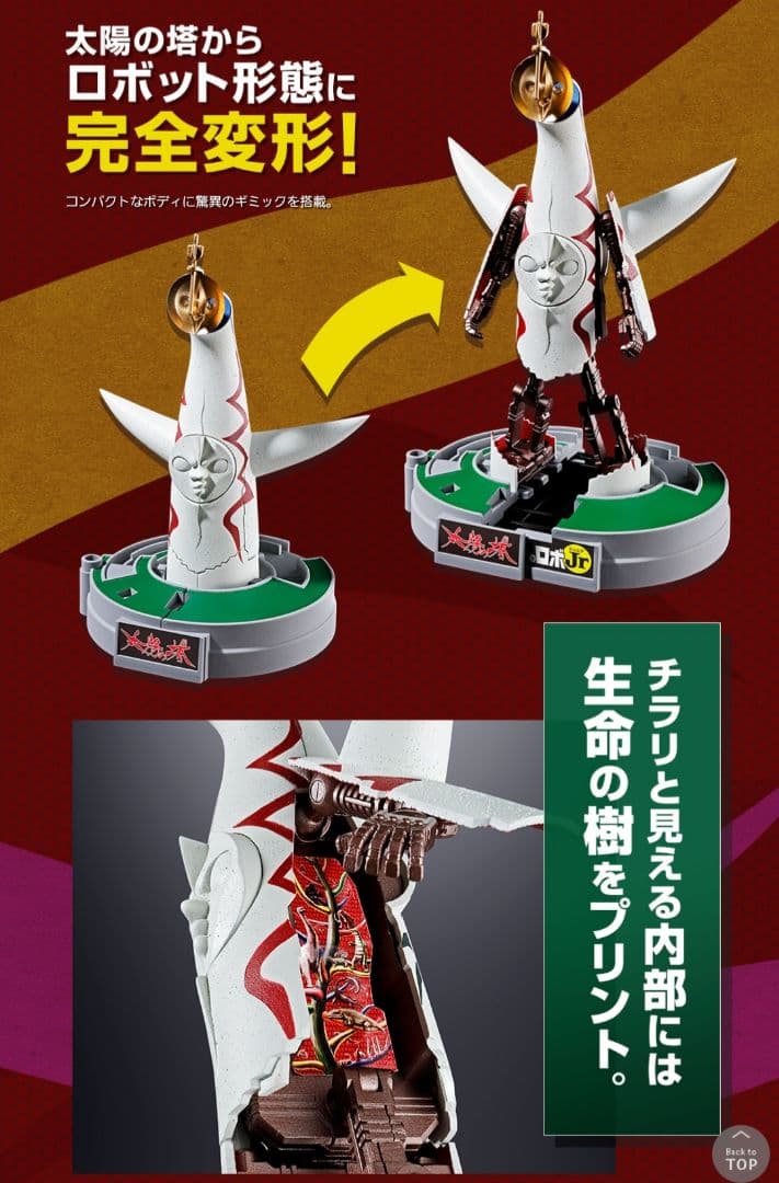 【期間限定値下】大阪万博 太陽の塔のロボ, 合金ミニフィグ 2点セット未開封