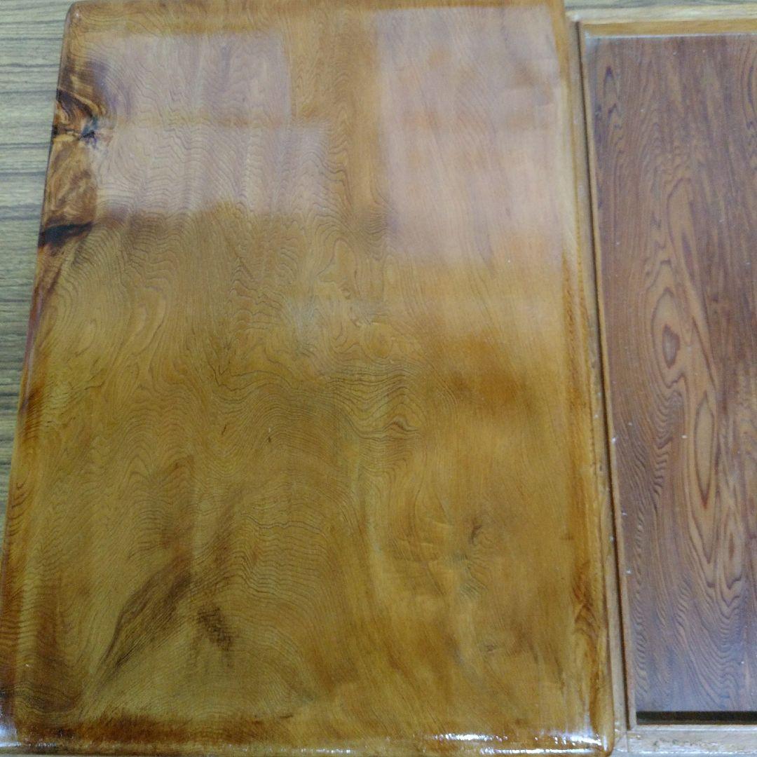 屋久杉の硯箱　内寸302x205x40mm