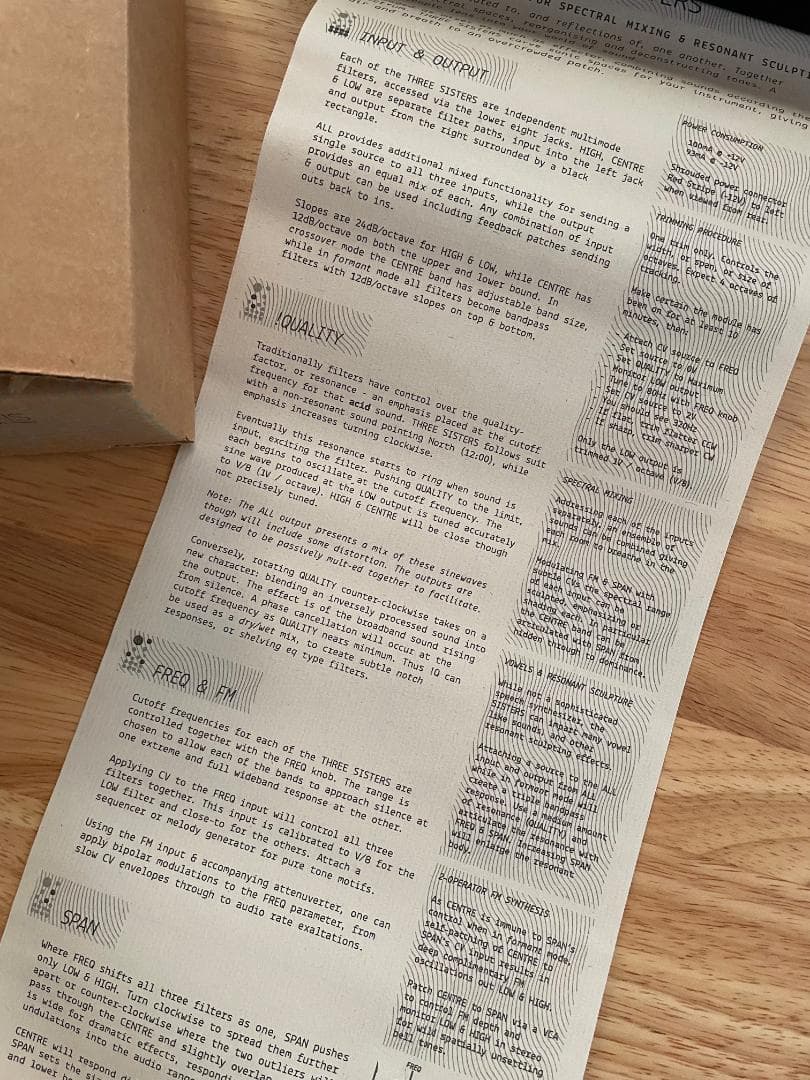 Mannequins Three Sisters モジュラーシンセ