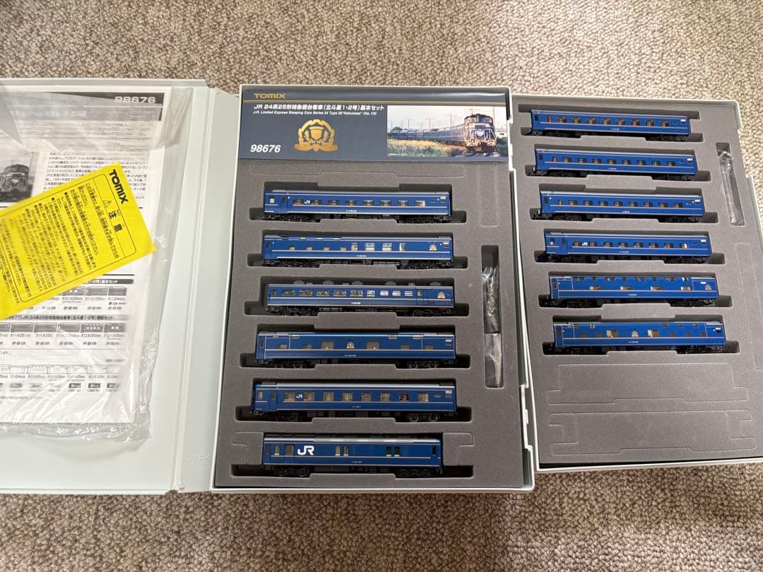 TOMIX 98676/98677 JR 24系（北斗星1・2号） 基本/増結