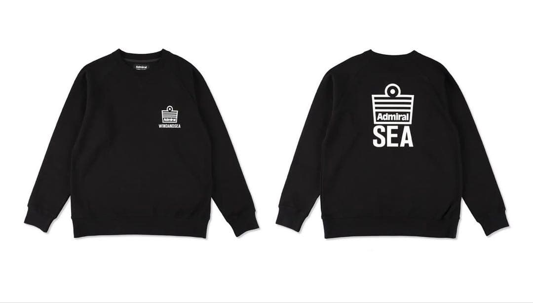 新品 ウィンダンシー Admiral x WDS Crewneck 限定コラボ