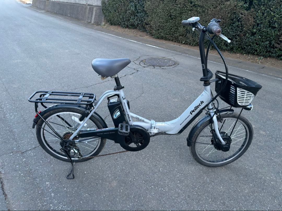 折りたたみ電動アシスト自転車　 PELTECH ペルテック 送料込み