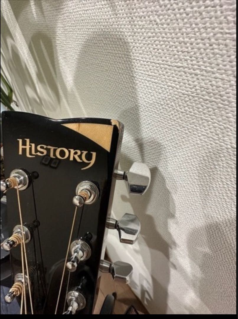 送料込HISTORY NTS 4 アコースティックギター(ケース付き)おまけ付