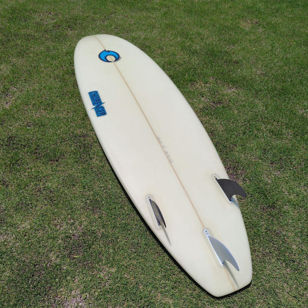 【たちつてと】ホワイト サーフボード デッキパッド付き　6.5