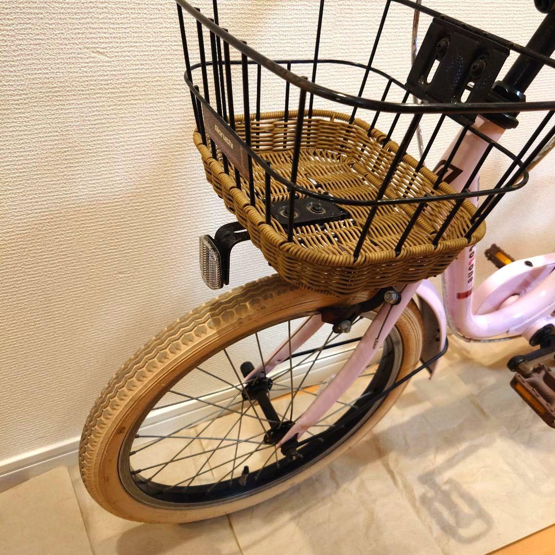 神奈川【直接引取のみ】川崎市中原区 子供用自転車 18インチ ピンク 女児向け