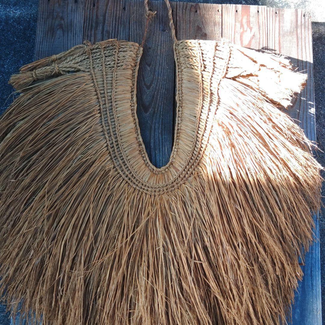 古民具　藁簑　雨具　伝統工芸品　荒物屋商品
