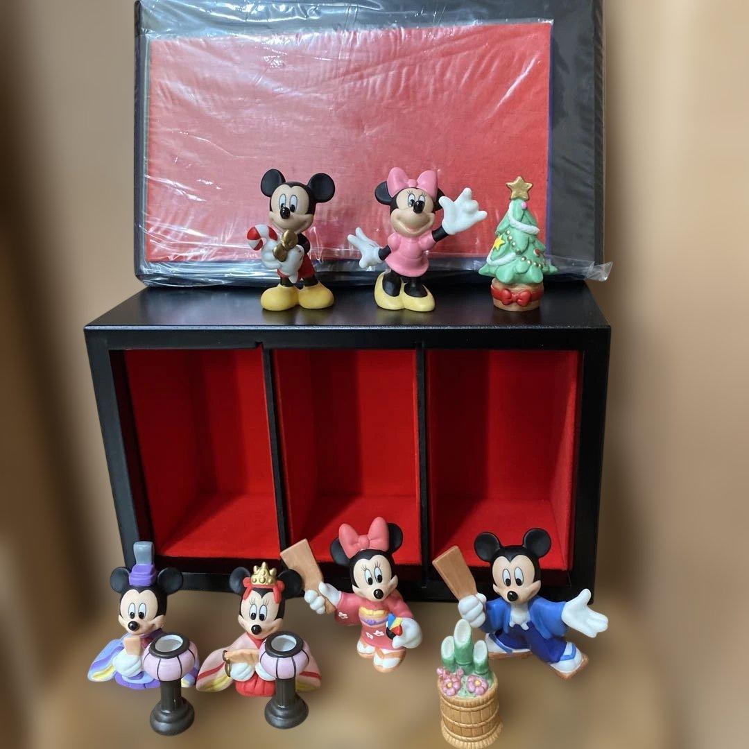 ディズニー　ミッキー　ミニー　玄関飾り　お雛様　クリスマス　お正月　フィギュア