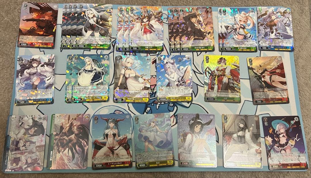 ヴァイスシュヴァルツ アズールレーンvol2 R以下4コン+RR+オマケスリーブ