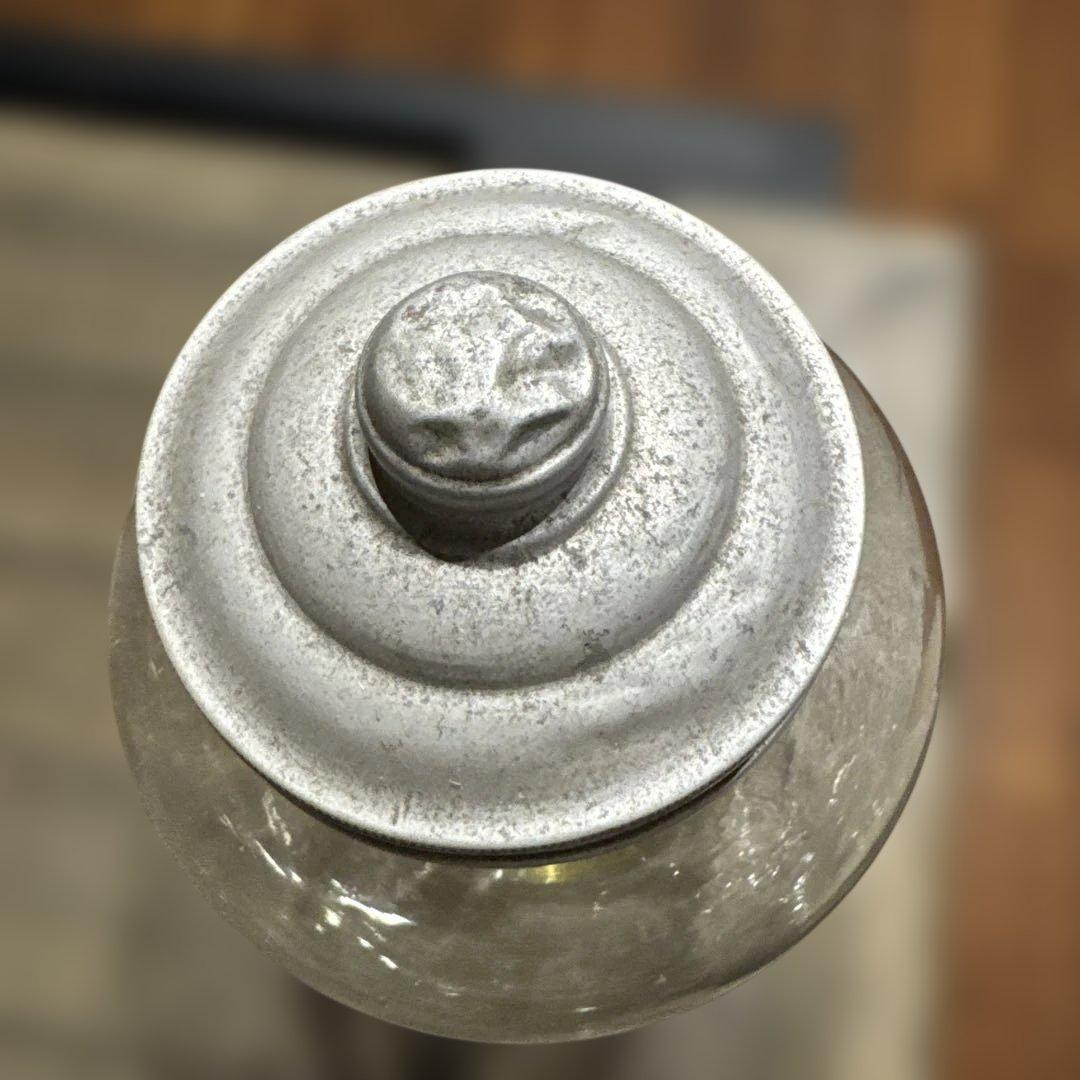 飴瓶　あめ瓶　地球瓶　駄菓子屋　ヴィンテージ　ガラス瓶 縦30cm