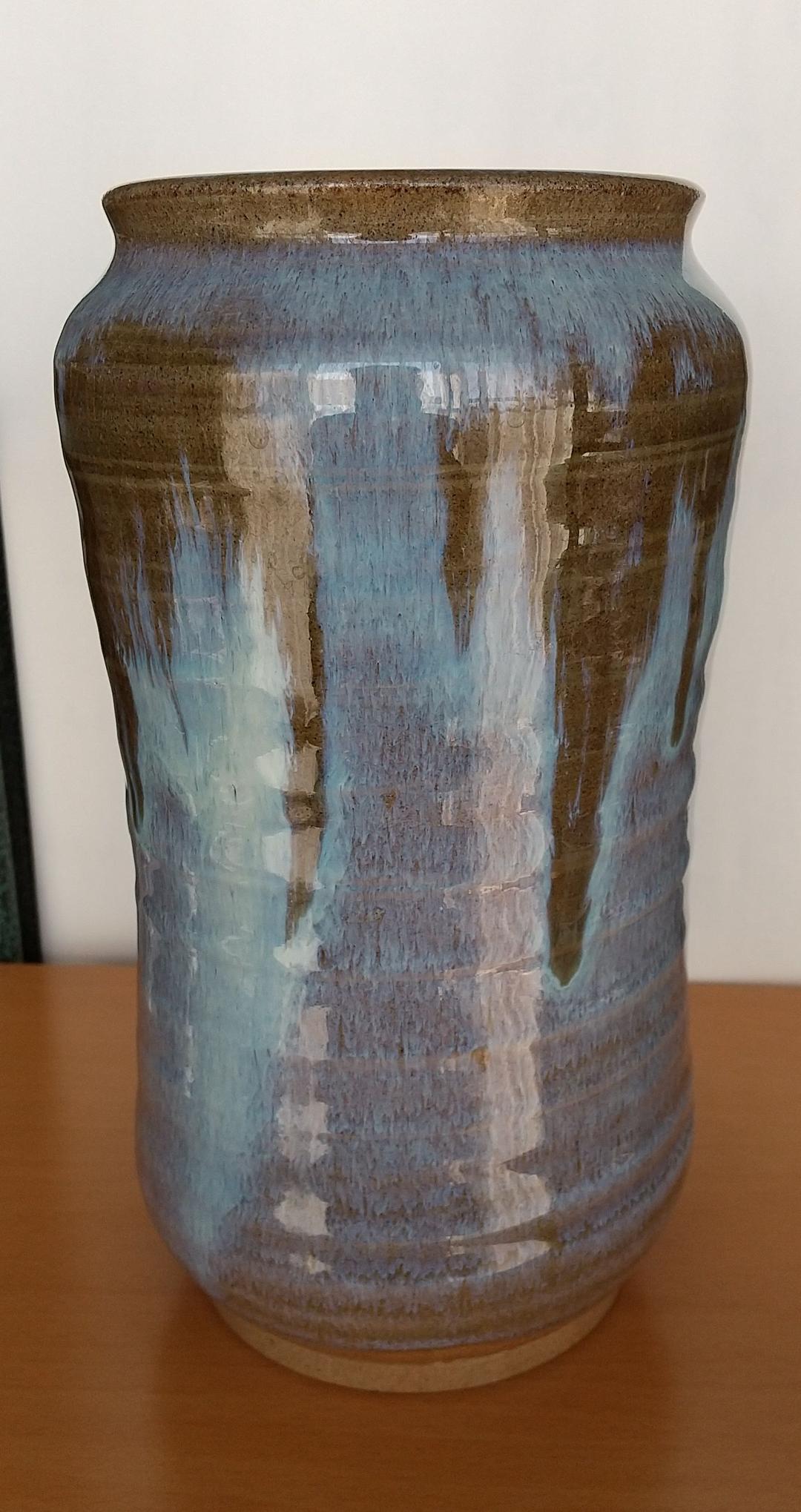 ★希少★ 一勝地焼 花瓶 (第１０代 成田勝人作)