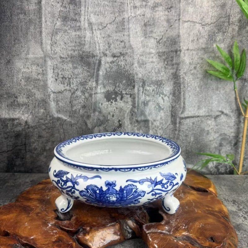 盆栽鉢 青磁鉢 山野草鉢 多肉植物 植木鉢 小品大品盆栽鉢 陶器鉢置物