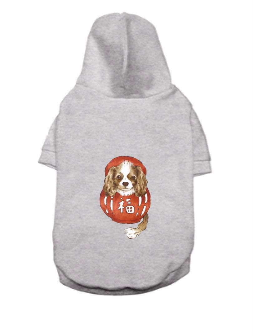 ２枚セット　犬服 ２Ｌ　キャバリア　人間用　Ｍサイズ フード付きパーカー お揃い