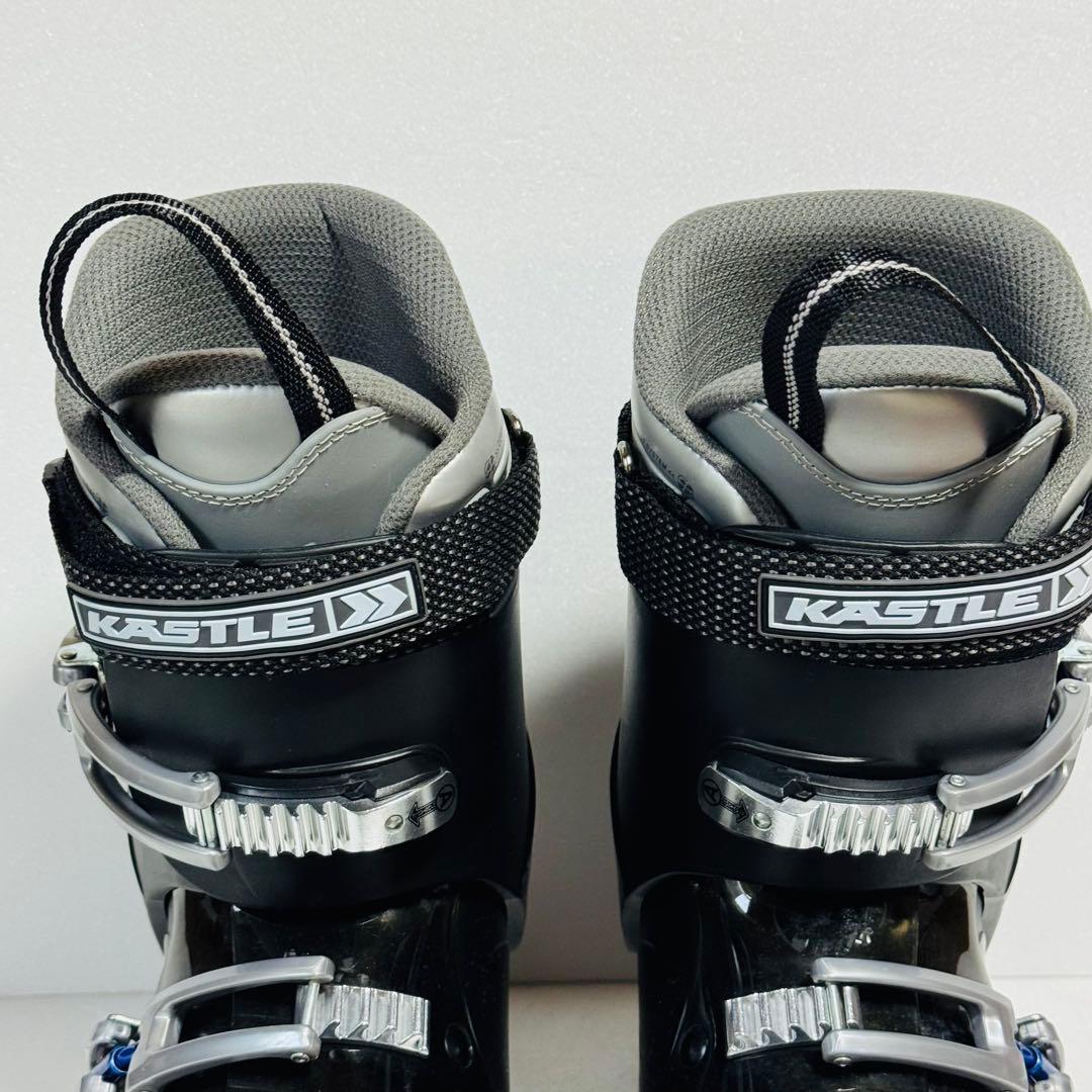 スキー ブーツ27cm27.5cm KASTLE ブラック黒色ブラック初心者