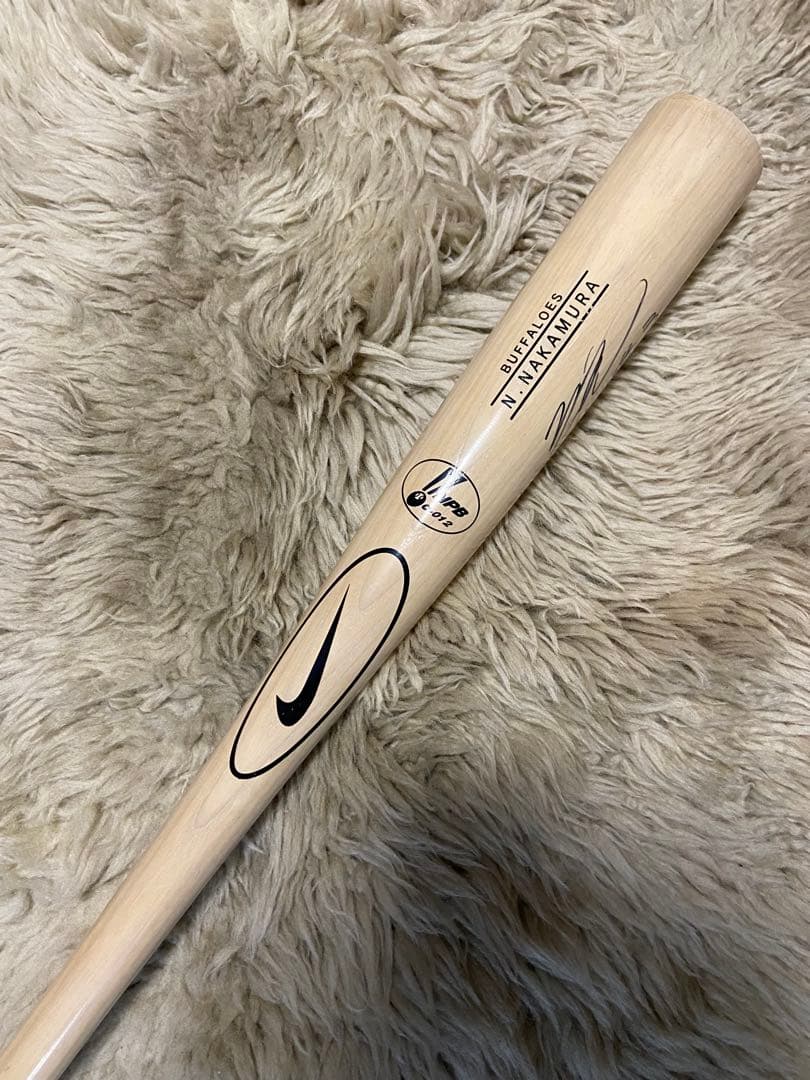 近鉄バファローズ中村紀洋実使用硬式バットナイキNIKENPBプロ野球支給品