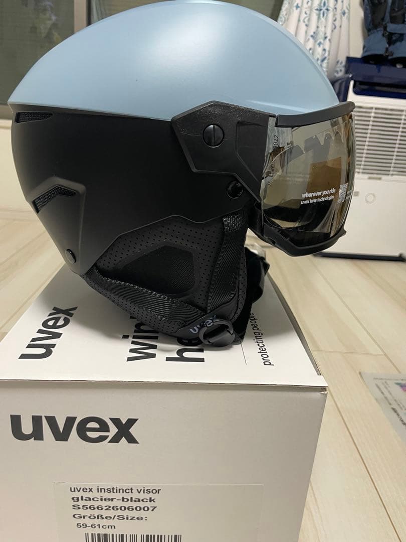 uvex wanted visor スキー　スノボ　ヘルメット　　バイザー　Ｌ