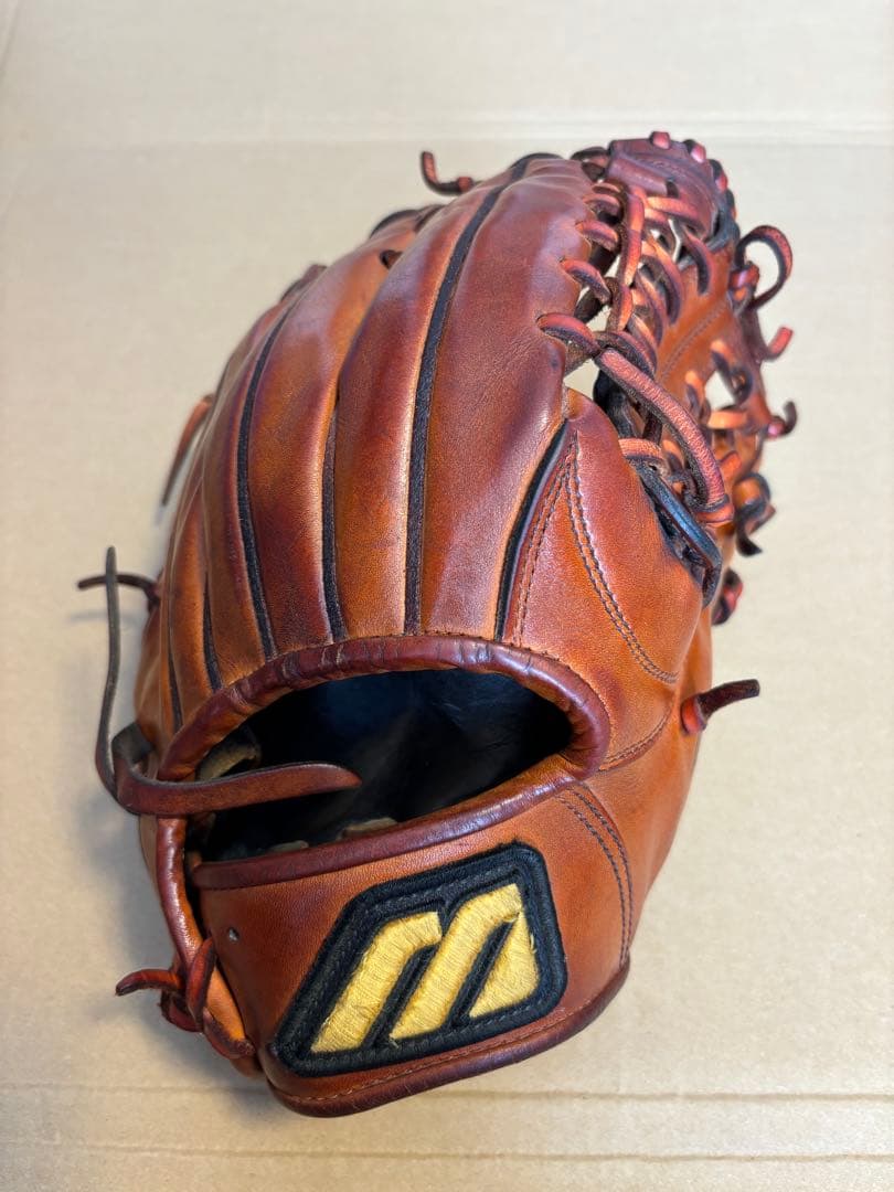Mizuno Pro 硬式グローブ ブラウン 外野手用　レザーケアクリーム付き