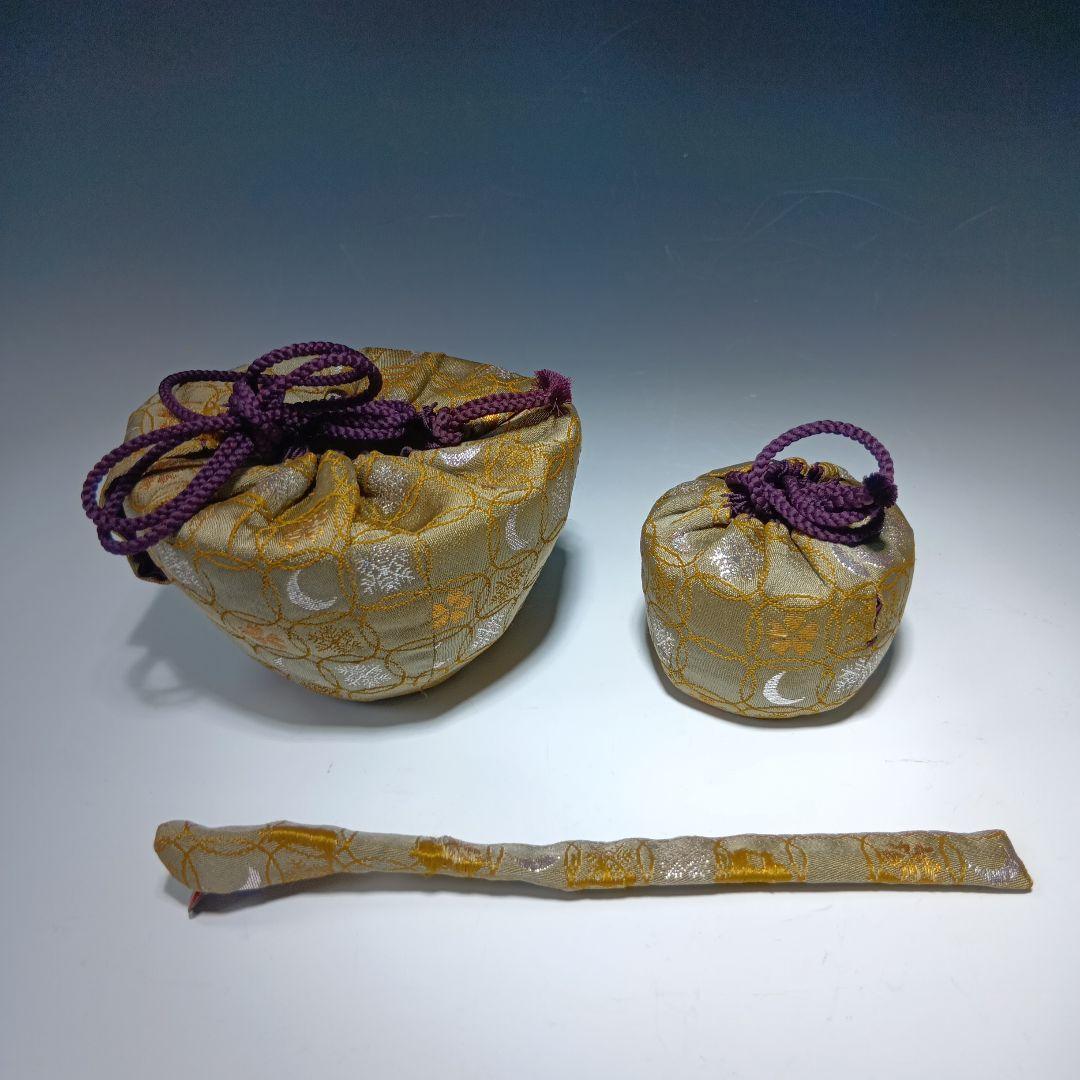 値下げ茶道具　蒔絵茶箱一式