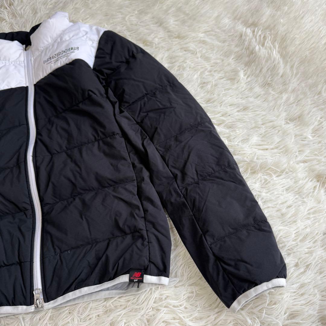 【ニューバランスゴルフ】美品 ダウンジャケット ブラック 0サイズ レディース