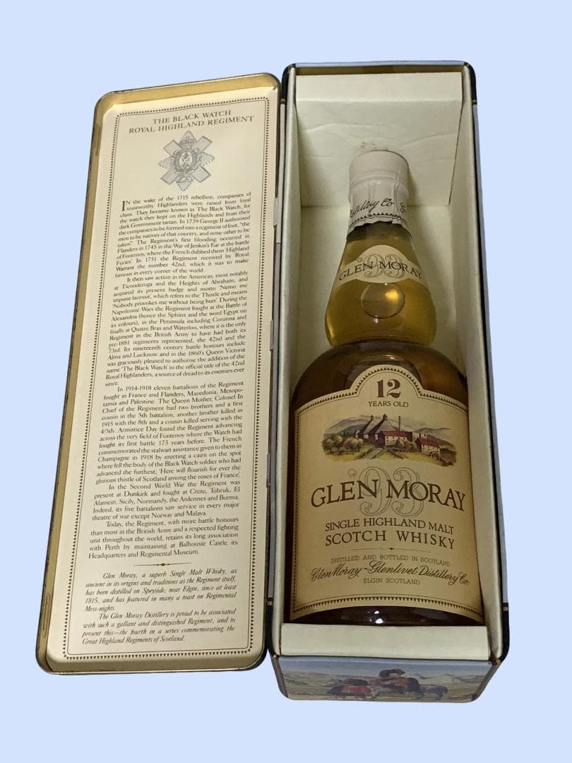 M8309 未開栓 GLEN MORAY 12 YEARS OLD 12年