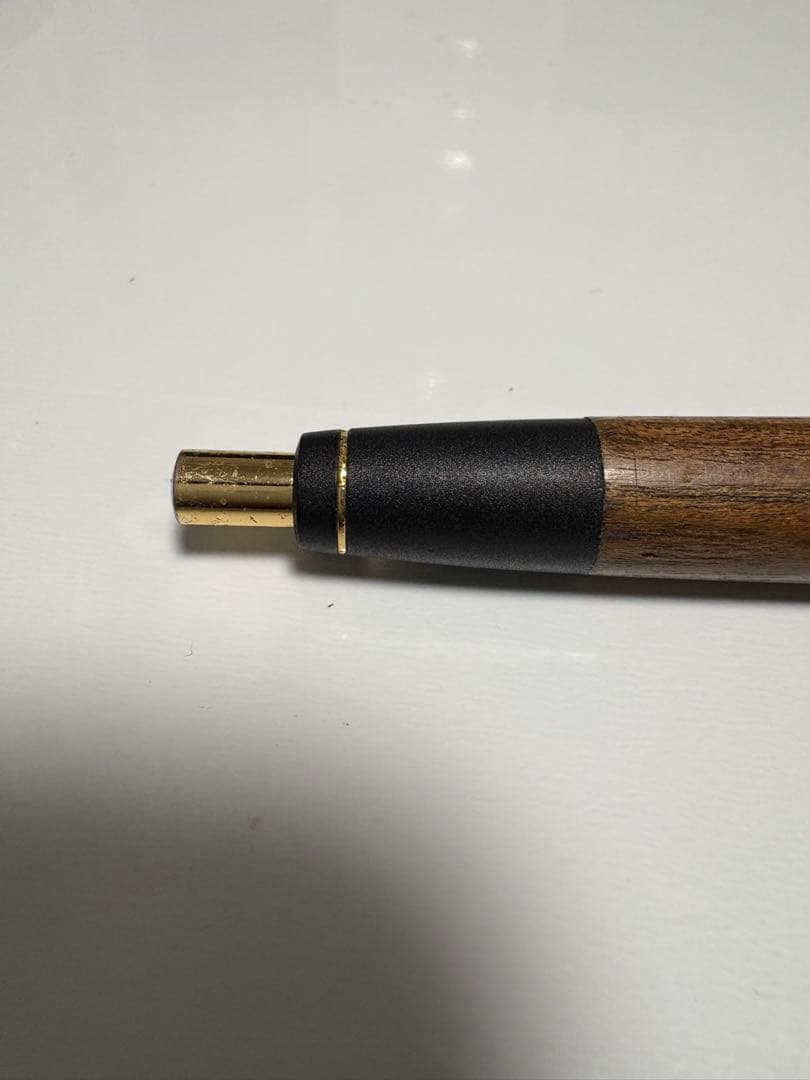 野原工芸　槐　えんじゅ　スタンダードボールペン　玉クリップ　ゴールド