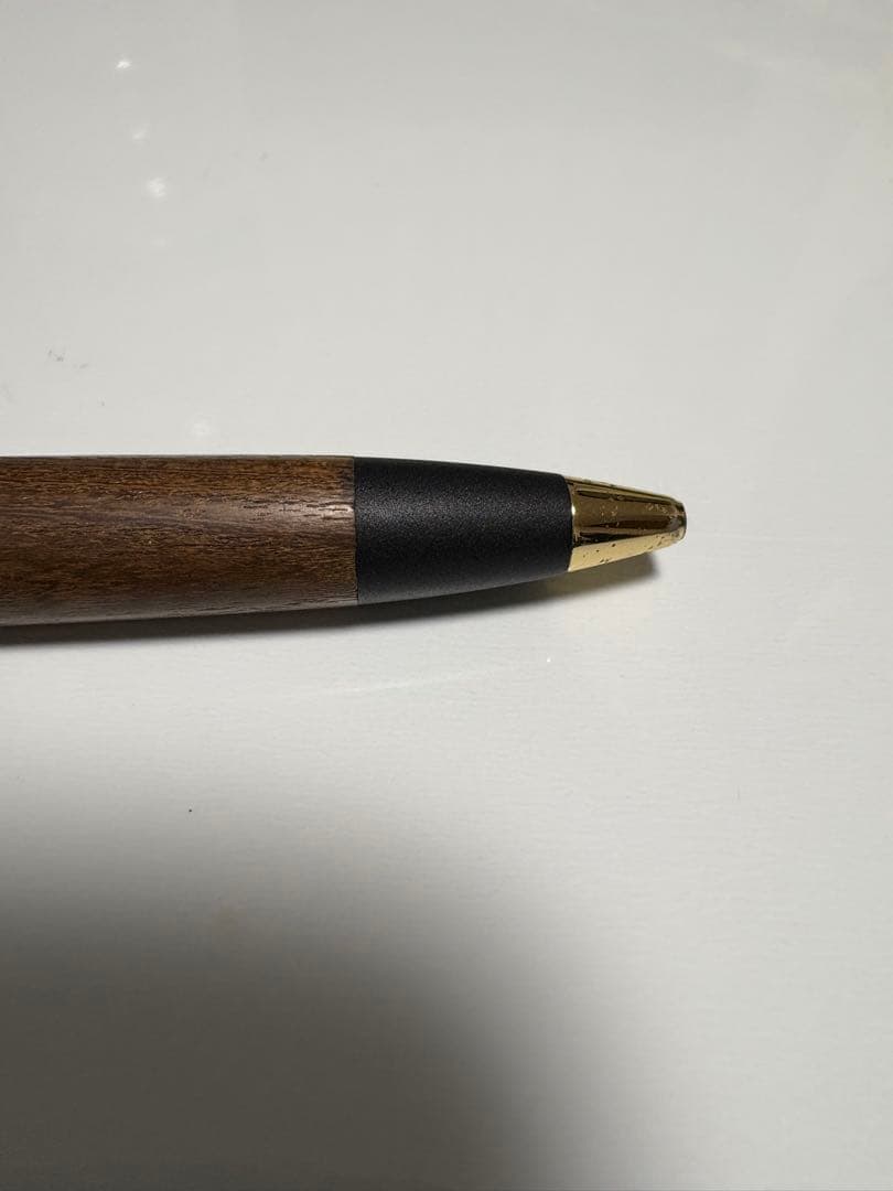 野原工芸　槐　えんじゅ　スタンダードボールペン　玉クリップ　ゴールド