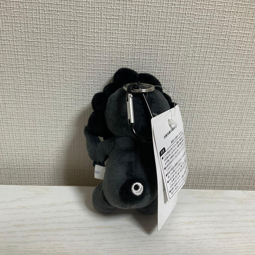 万博 黒ミャクミャク カラビナ キーホルダー ブラック 座り