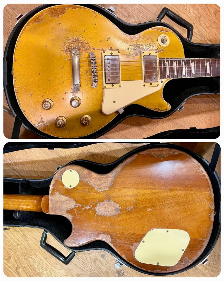 ハードエイジド レスポールゴールドトップレプリカ/オイルコンデンサー搭載