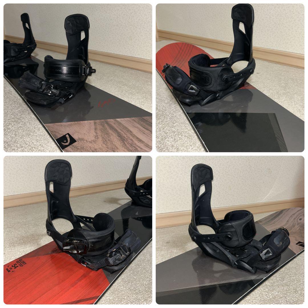 最高峰‼️【美品】HEAD／メンズ スノーボードセット ビンディング付／154