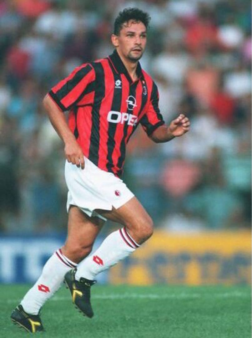 【新品 激レア】セリエA ミラン 95-96 バッジョ ホーム ユニフォーム L