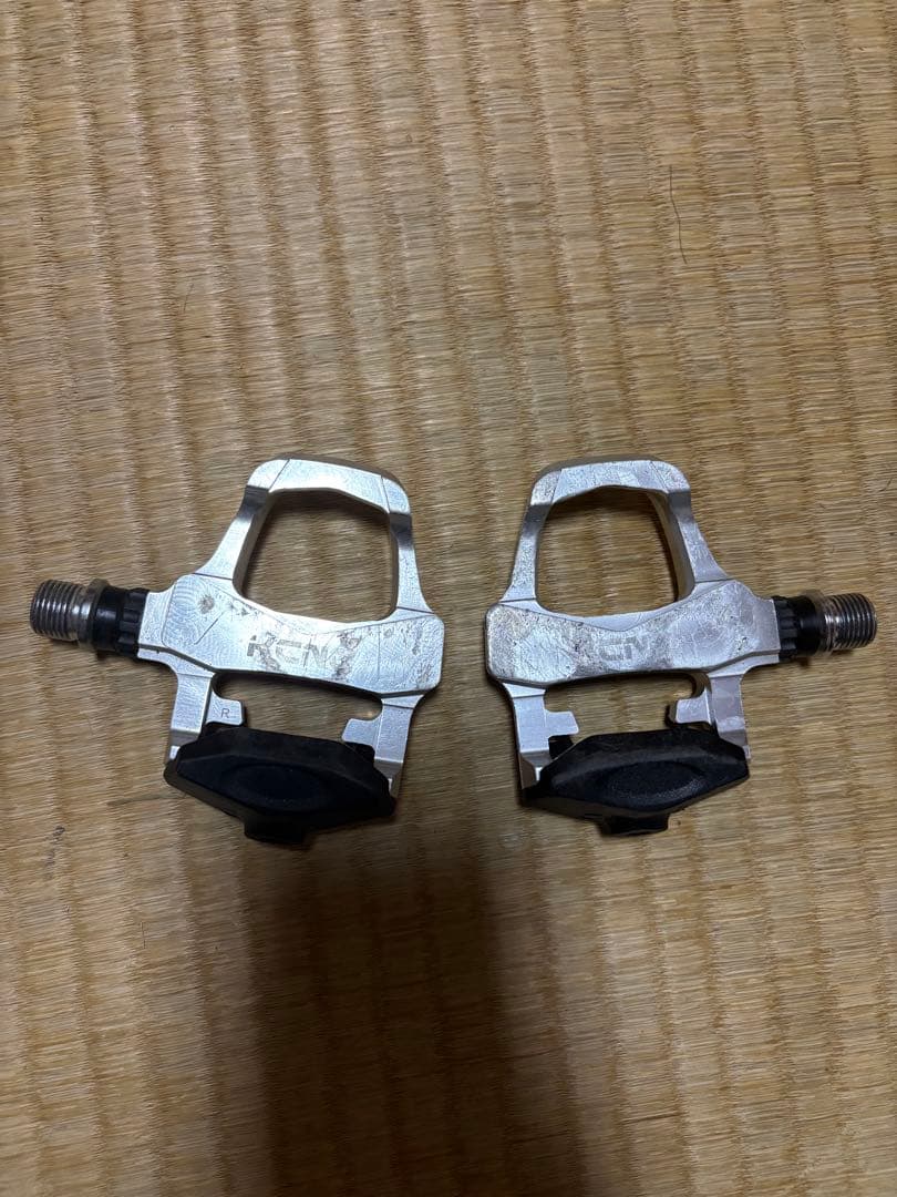 KCNC アナダイズド ロードペダル KPED10 シルバー ビンディングペダル