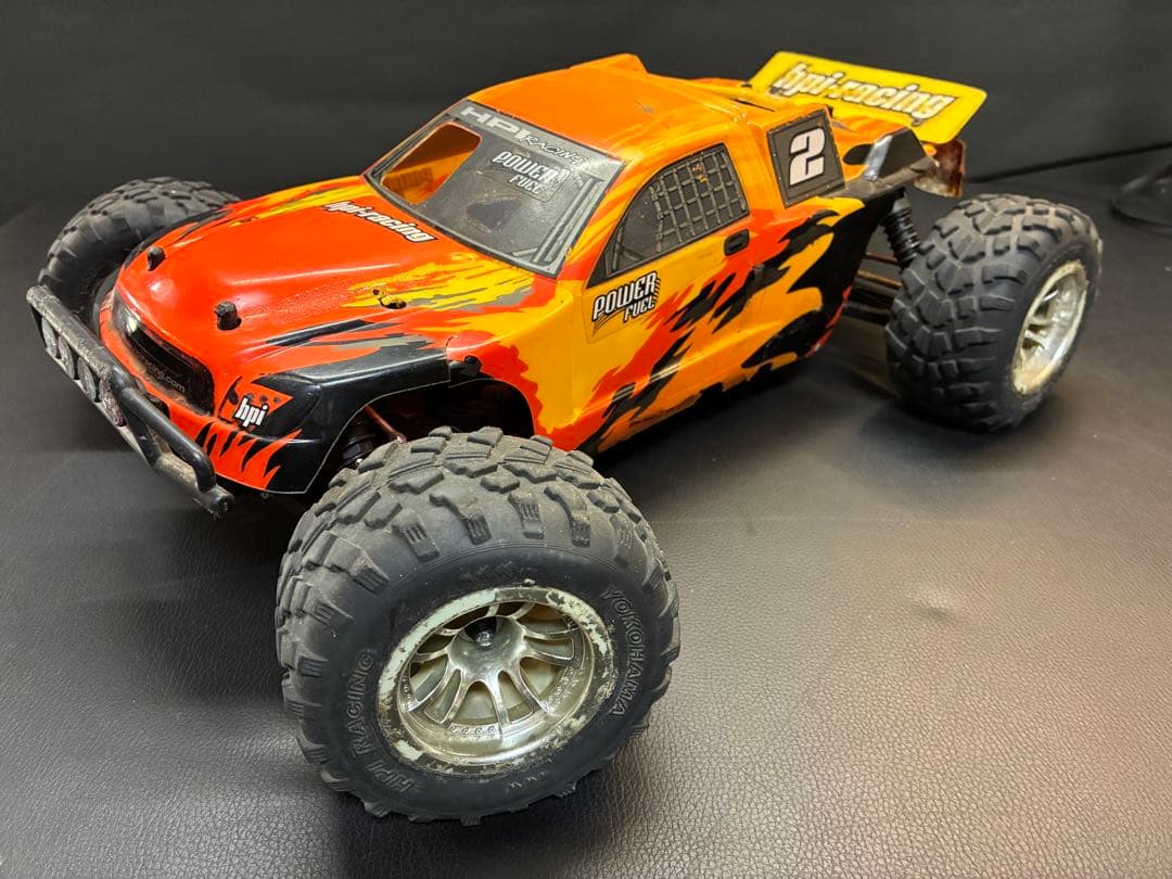 HPI 1/8 エンジンRCカー 不動車 部品取り車両 ジャンク車両 ビンテージ
