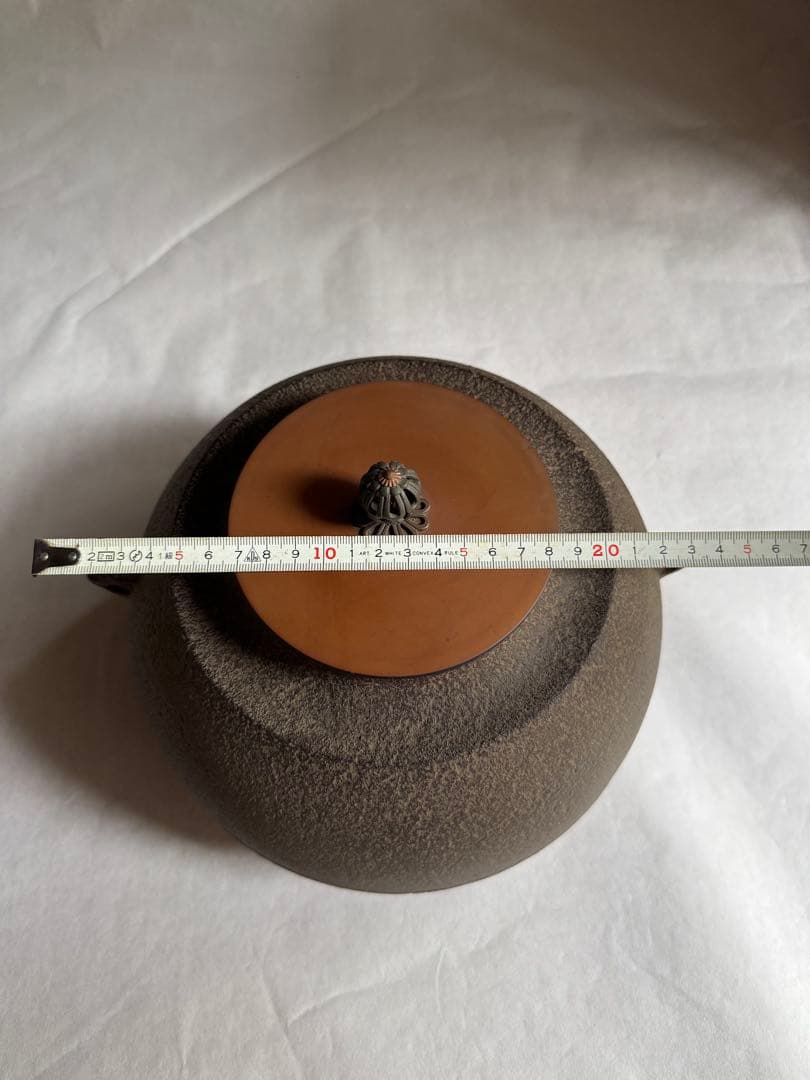 【茶道具】田口釜 茶釜 釜鐶付き