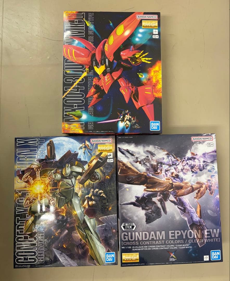 MG 1/100 ターンX 他3点セット