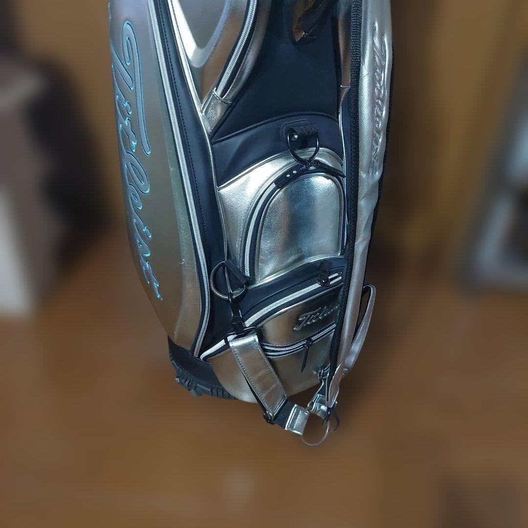 タイトリスト限定キャディバッグ CB111 9.5型 シルバーキャディバッグ