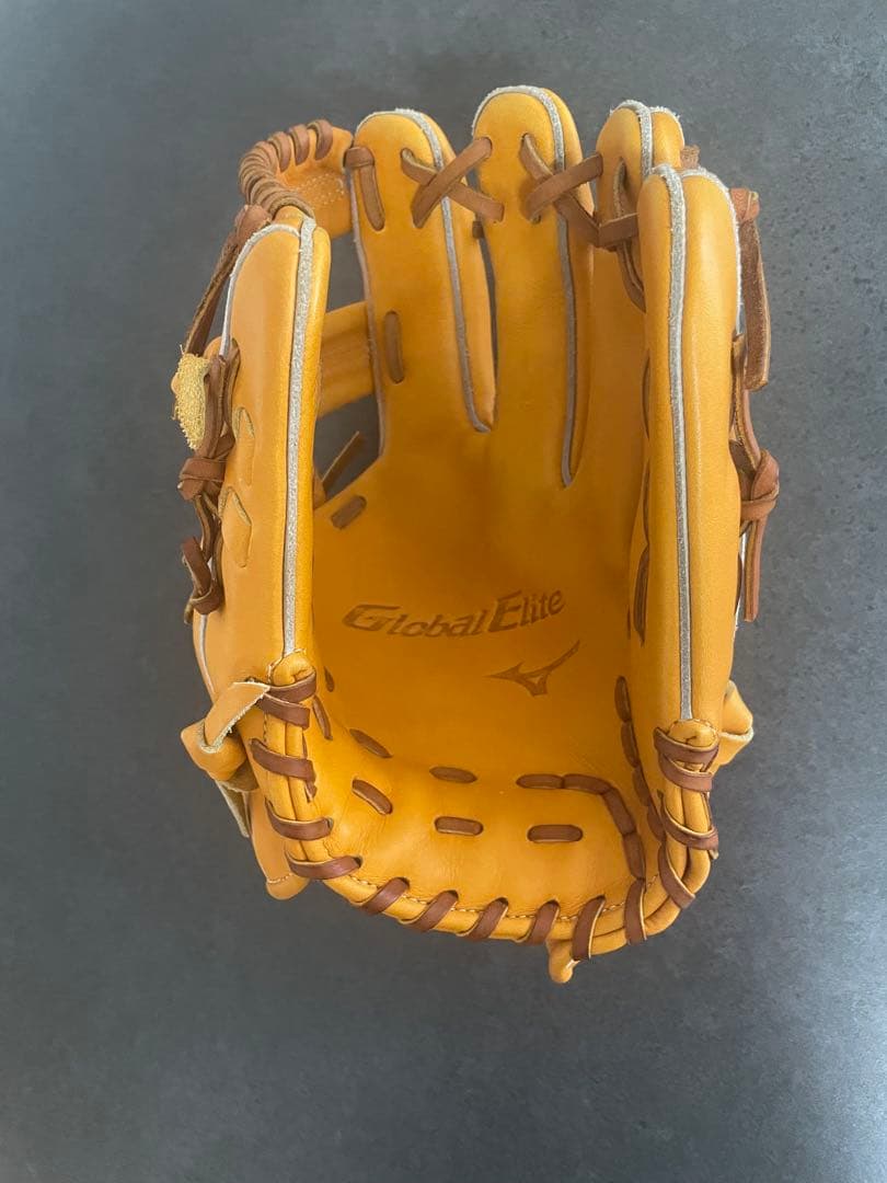 【美品】MIZUNO ミズノ 軟式グローブ Global Elite 内野手用
