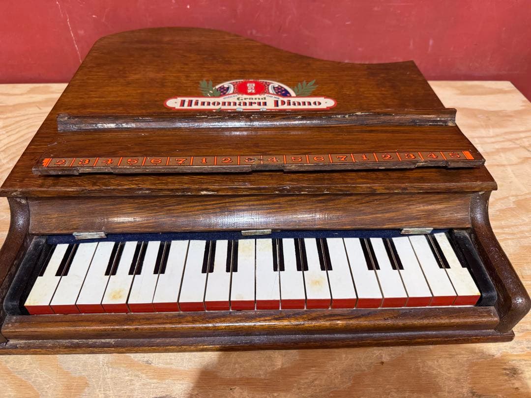 希少 レア アンティーク Hinomaru piano トイピアノ 戦前