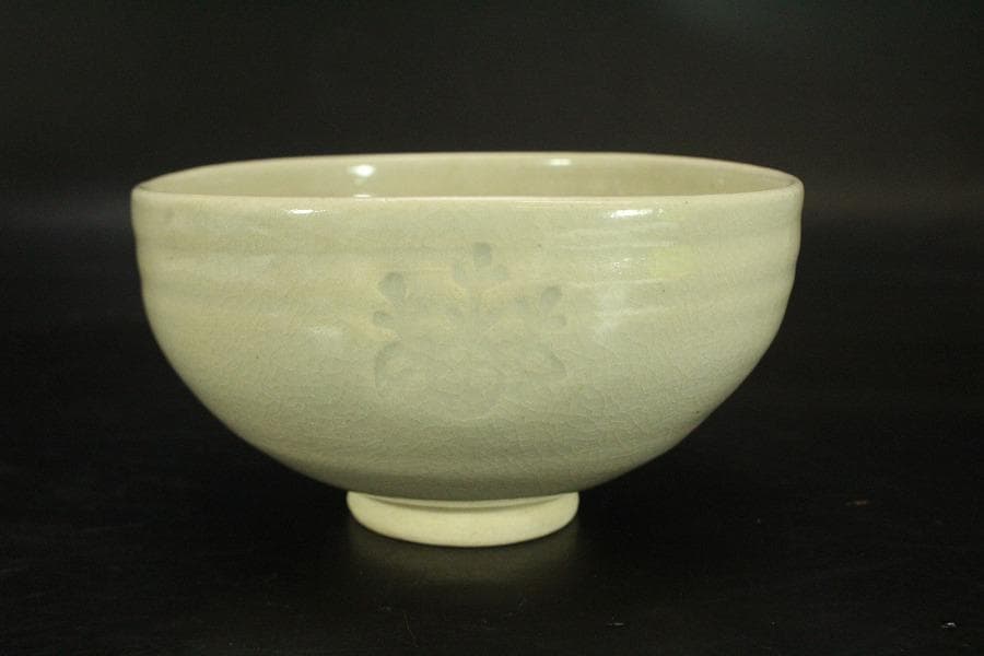 【美品】茶道具 六代高橋道八作 桃山御本 茶碗 共箱(メ1225)