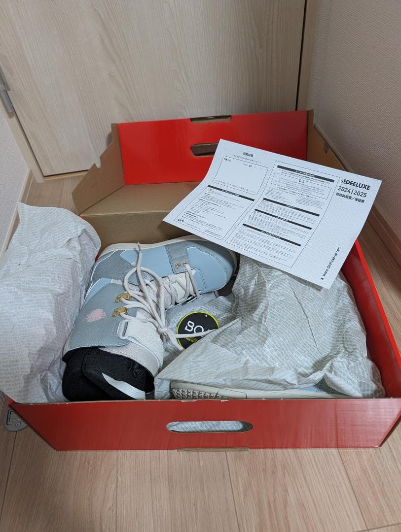 Deeluxe ディーラックス DNA 水色スノーボードブーツ 23 cm