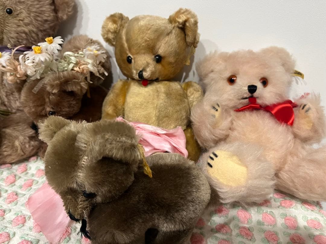 【ヴィンテージ】キャラクターノベルティ社　モヘアテディベア