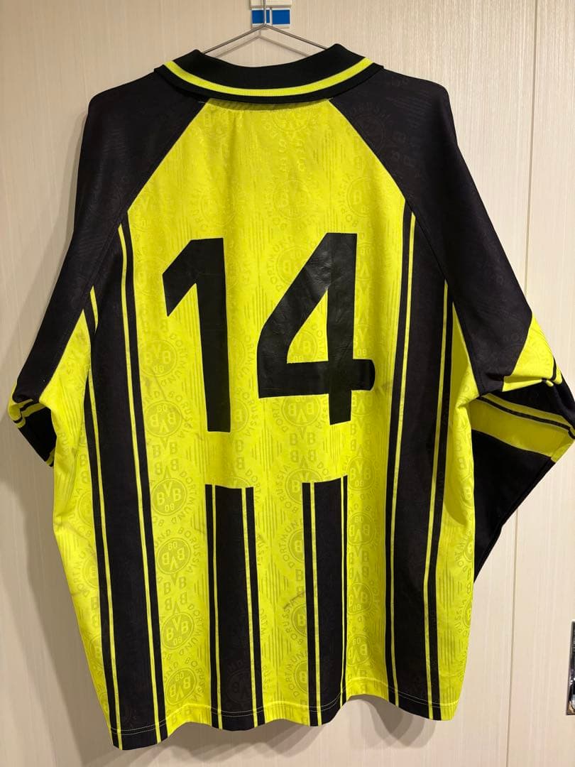 ボルシアドルトムント　96-97 CUP戦　ホームユニフォーム　Nike 長袖