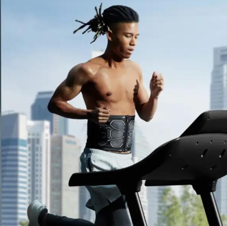 【新品】シックスパッド パワースーツコアベルト L EMS ブラック Lサイズ