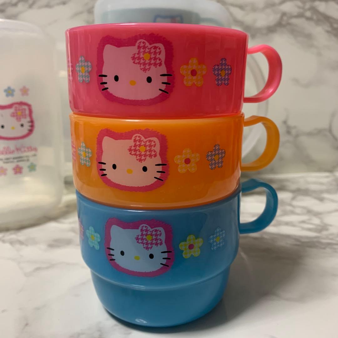 カオハナ　ハローキティ　スタックコップ7Pセット(ケース付) アウトドア