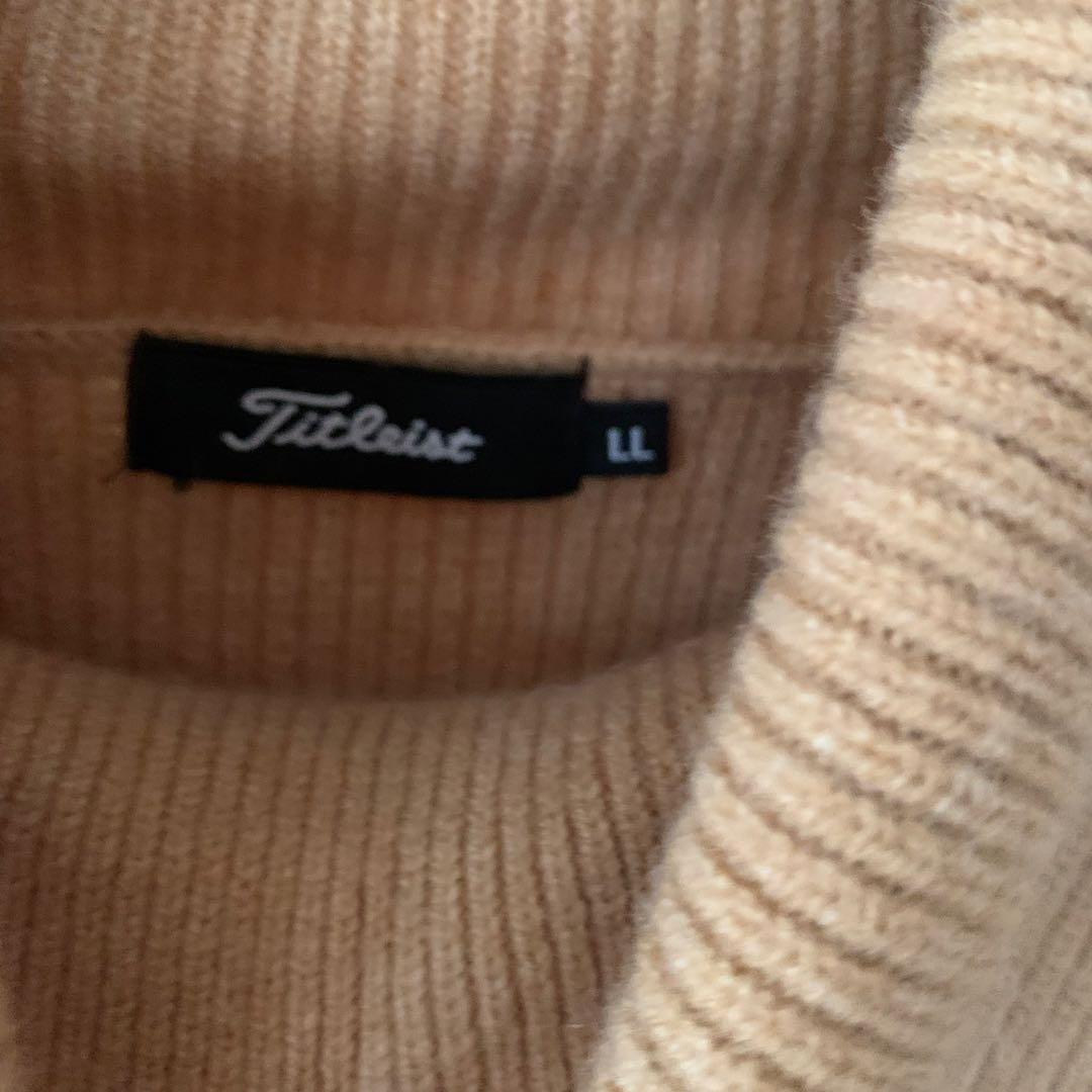 美品　タイトリスト　レディース　タートルネックセーター　L Lサイズ