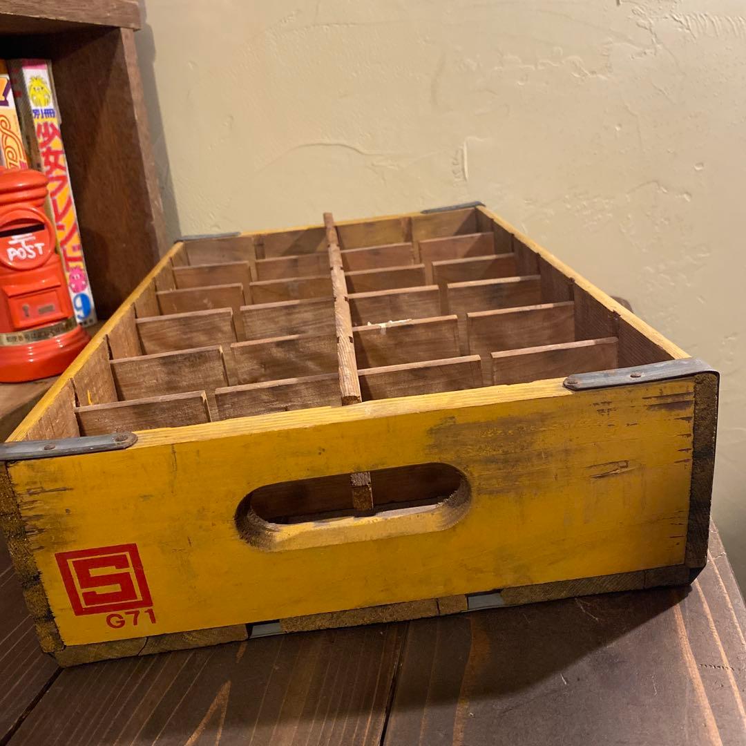 コカ・コーラ 木箱 ビンケース ヴィンテージ アンティーク Coca-Cola